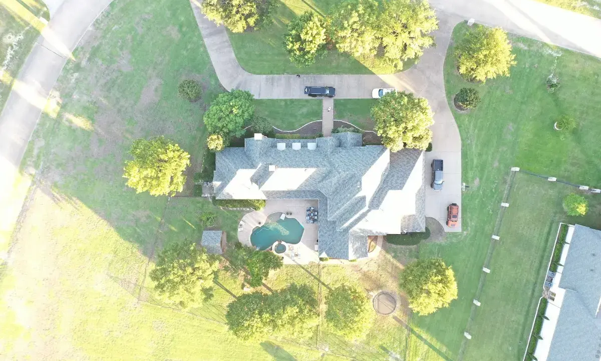 New shingle roof installation on a home in Fairview